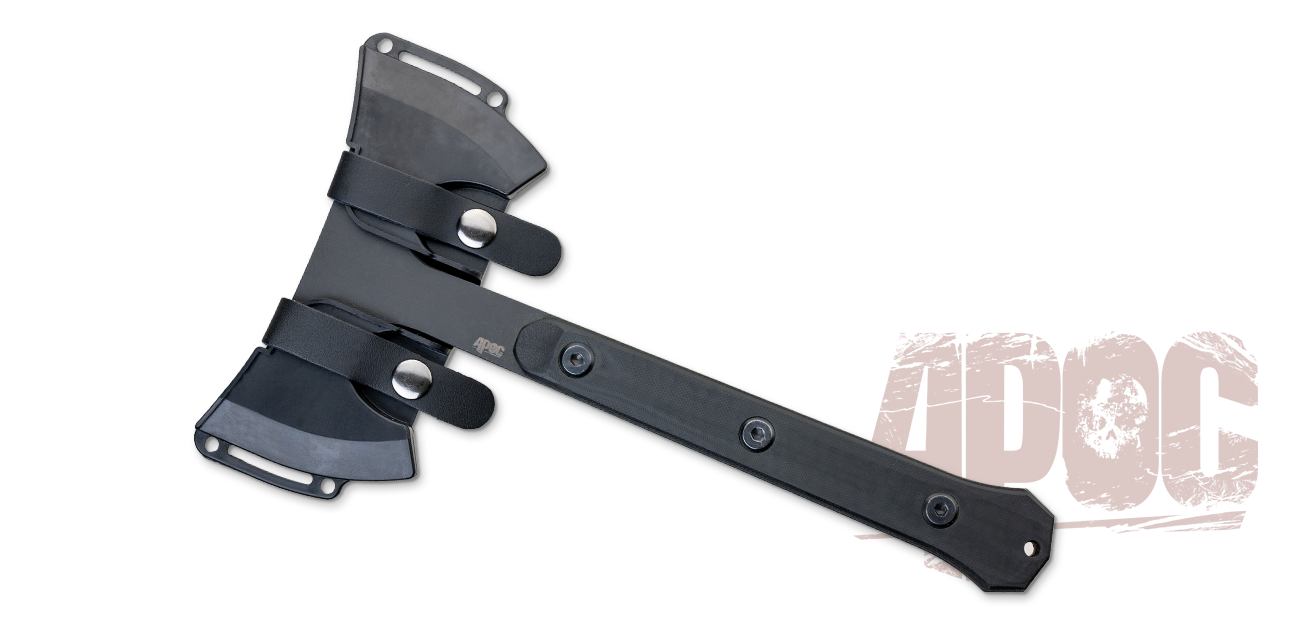 double bladed axe packaxe handaxe hatchet