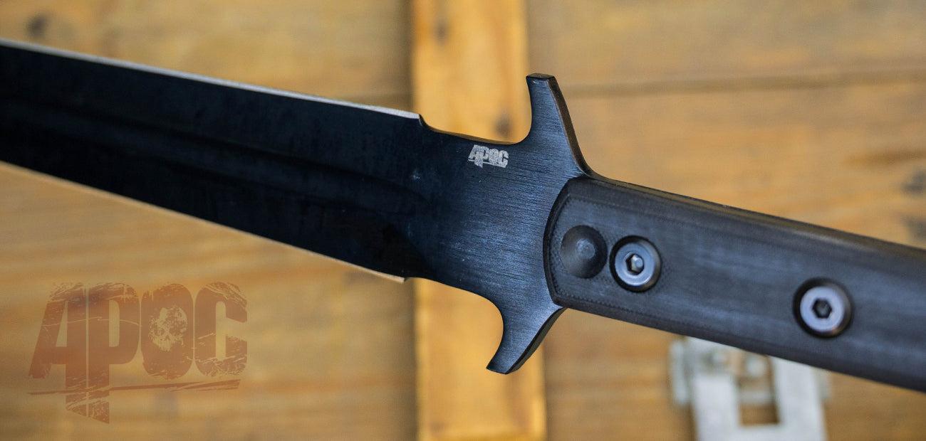 Atrim Broad Sword - Durable Spring Steel Blade – APOC Survival Tools