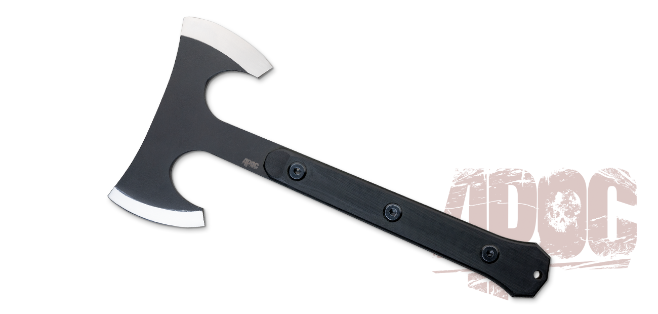 double bladed axe packaxe handaxe hatchet  